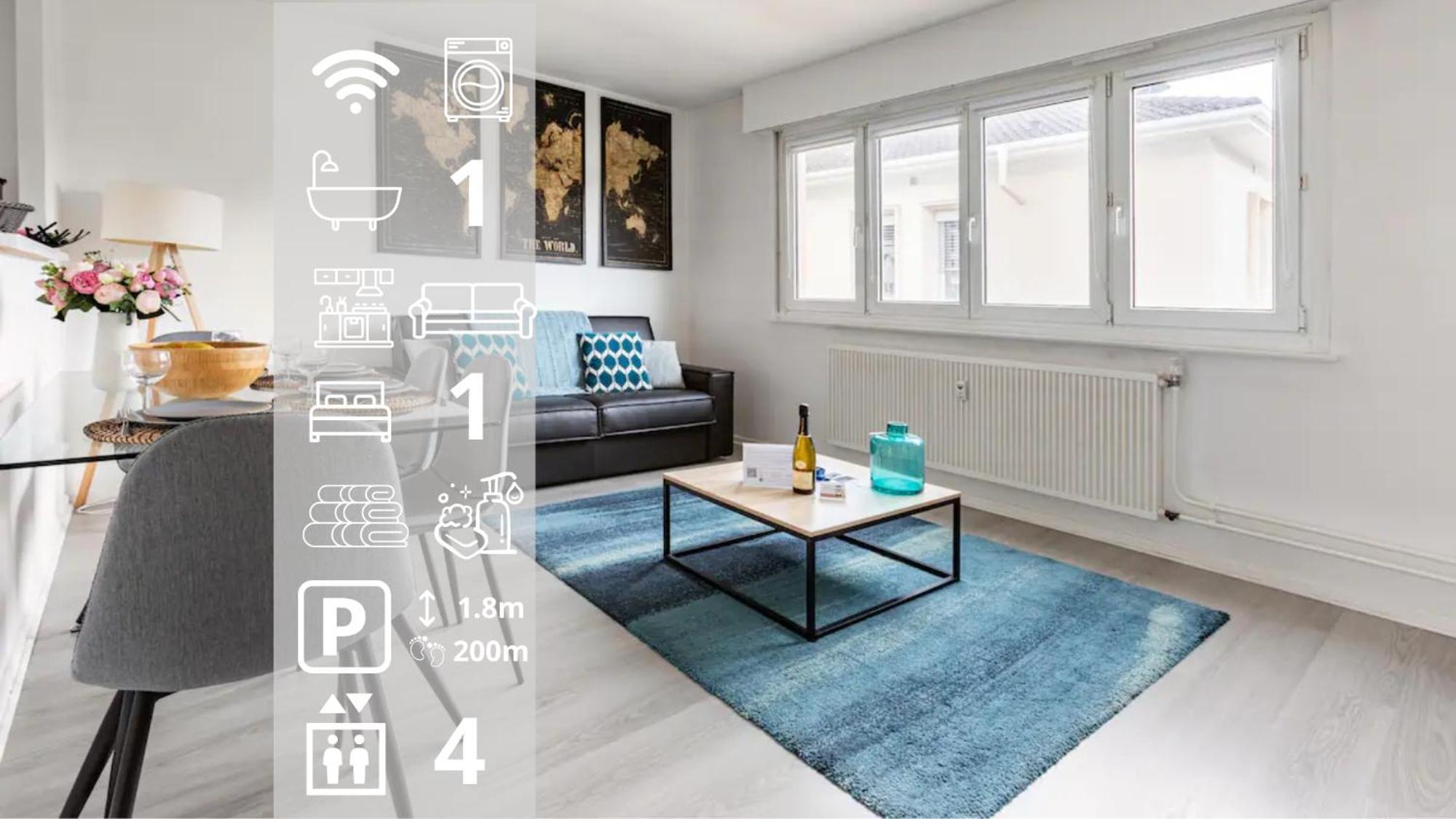 L'Etoile Du Nord - 1 Parking Gratuit Apartman Colmar Kültér fotó